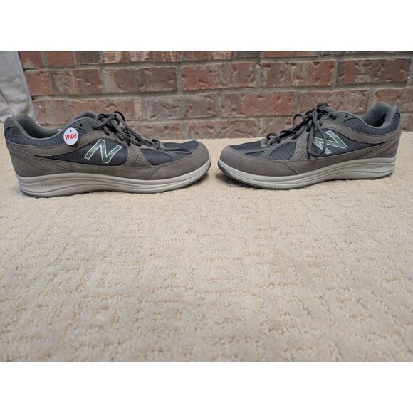 New Balance Walking Shoe Mens Size 14 Wide 877 Grey Shoe MW877GT New - Picture 1 of 11